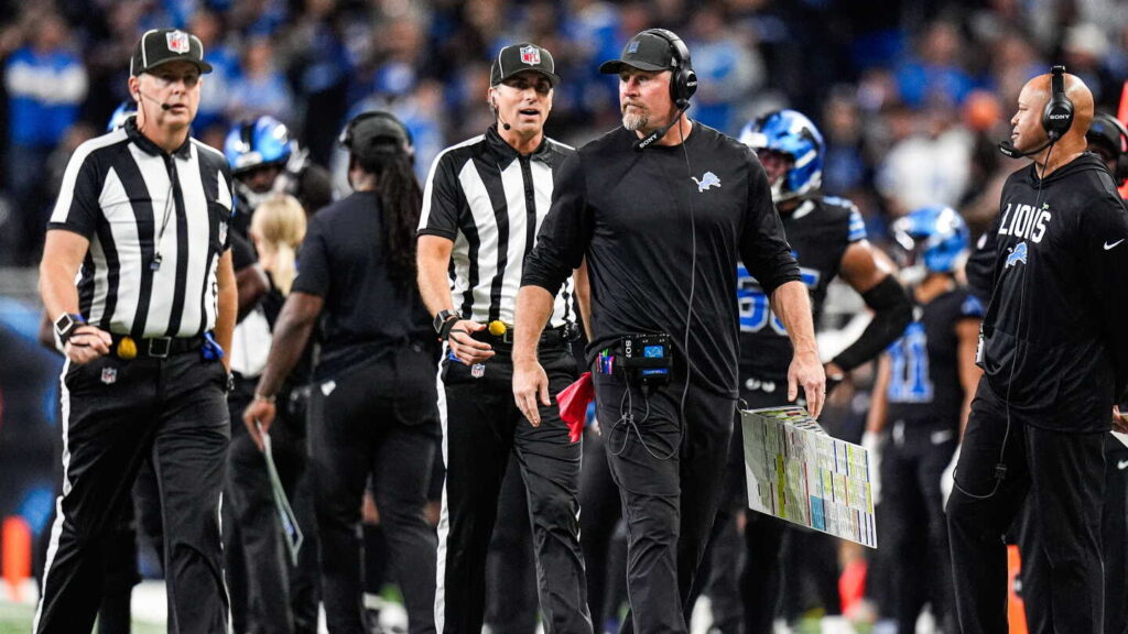 Dan Campbell: I’m not giving my challenge flag up to anybody