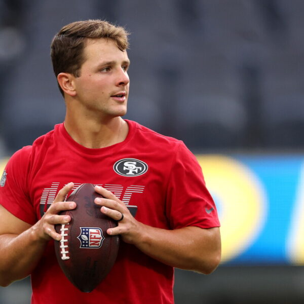 Brock Purdy plays one drive, throws for 29 yards vs. Chargers