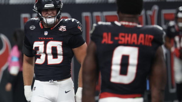 NFL fines Azeez Al-Shaair again for eye-black message