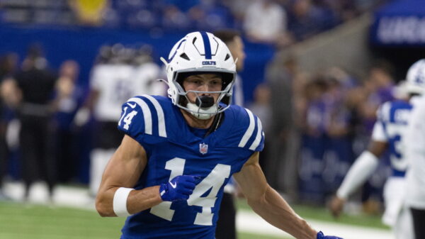 Alec Pierce questionable to return with heel injury