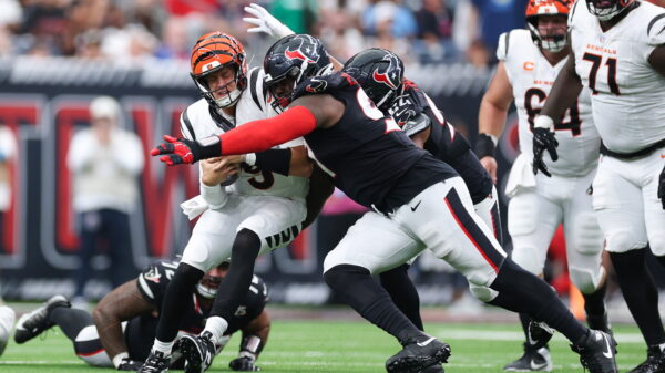 A hit from the Texans popped Joe Burrow’s rib back into place