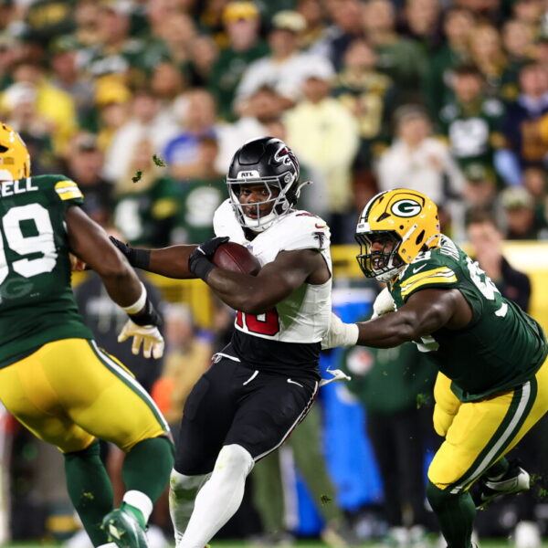 Falcons rolling, taking a 24-7 lead on the Packers