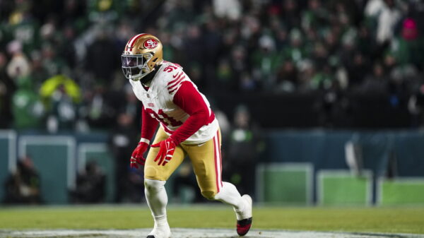 49ers’ Sam Okuayinonu has “bad injury” to his foot, hopes to play by end of season