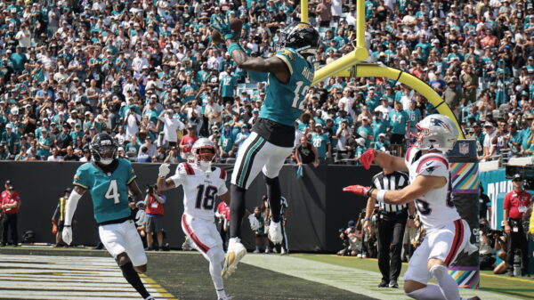 Jaguars got football from Travis Hunter’s first interception after sideline squabble
