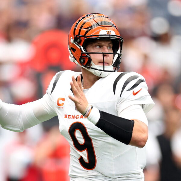 Joe Burrow is no longer on the Bengals injury report