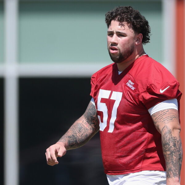 Cardinals lose second-round rookie guard Chase Bisontis to knee injury