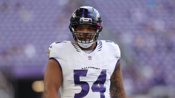 Report: Ravens C Jovaughn Gwyn has a fractured fibula