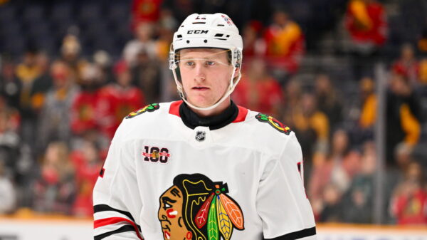 Blackhawks sign Oliver Moore to a 5-year deal worth $4.25 million per year