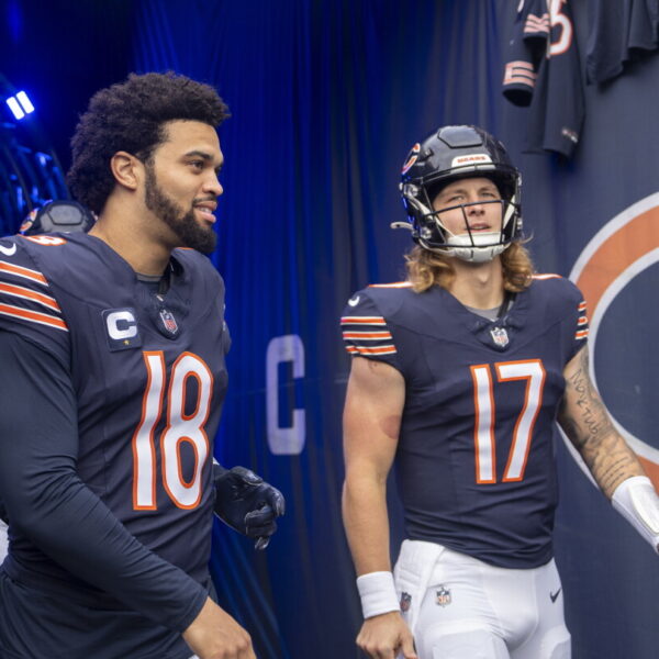 Caleb Williams, Tyson Bagent estimated as non-participants Thursday