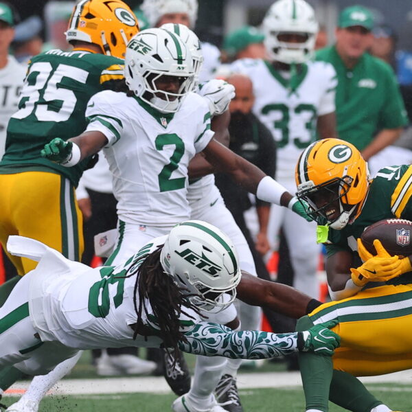 Jayden Reed remains in New Jersey, being evaluated after back injury
