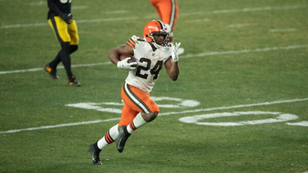 Nick Chubb is the fourth RB ever to retire with over 1,000 carries, over 5 yards a carry