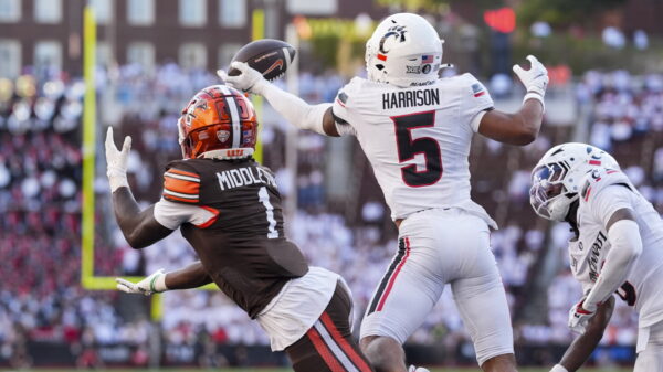 Rodney Harrison’s son, Christian, could be “heartbeat” of Arkansas defense