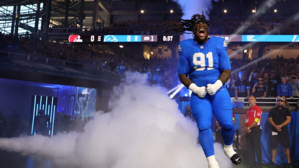 Lions sign DL Levi Onwuzurike to active roster, elevate two offensive linemen for Thursday’s game