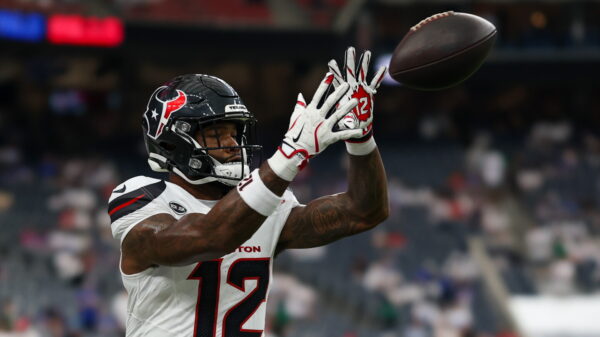 Nico Collins hurt his hamstring in Wednesday’s practice