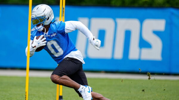 Lions held firm at a bump above Bijan Robinson for Jahmyr Gibbs