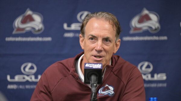 Joe Sakic skates with Avalanche in alumni game as the Cale Makar extension talks roll on