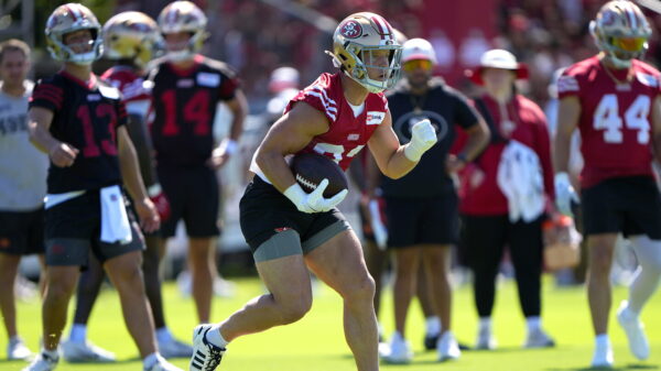 Christian McCaffrey remains out of practice Tuesday, Mike Evans suits up