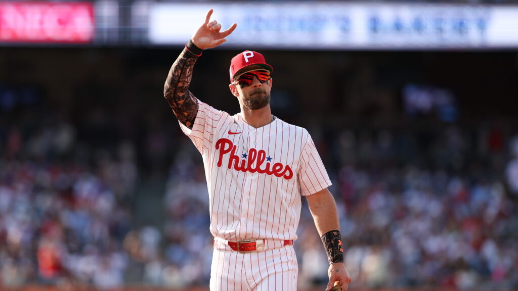 MLB Lineup Report: Taylor Ward’s new role, Bryce Harper shifts to right field