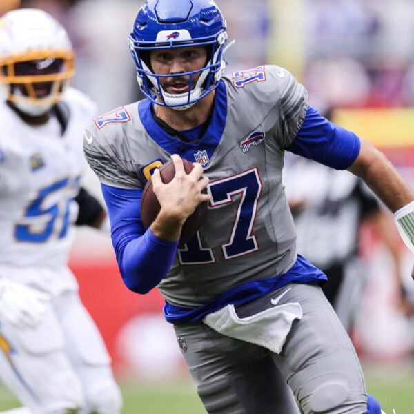 Josh Allen is fourth player with two or more rushing TD in each of first three games
