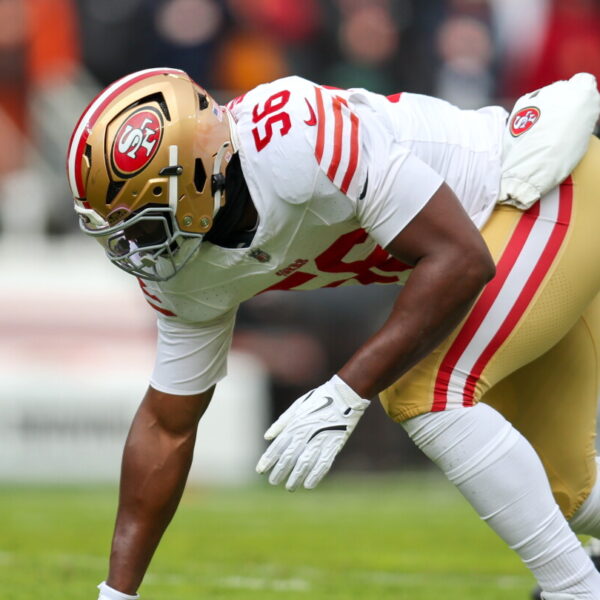 After getting shot in February, 49ers DE Keion White is good to go