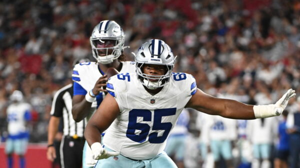 Cowboys backup OG Ajani Cornelius limited in practice
