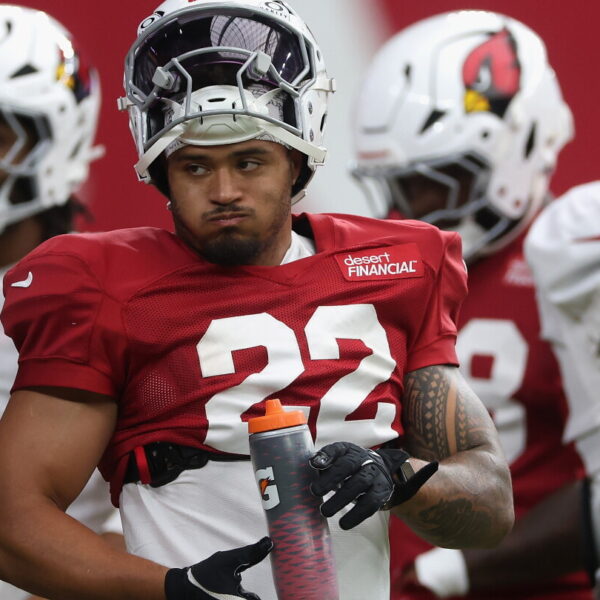 Cardinals RB Tyler Allgeier on welcoming Jeremiyah Love: “There’s no point being a jerk”