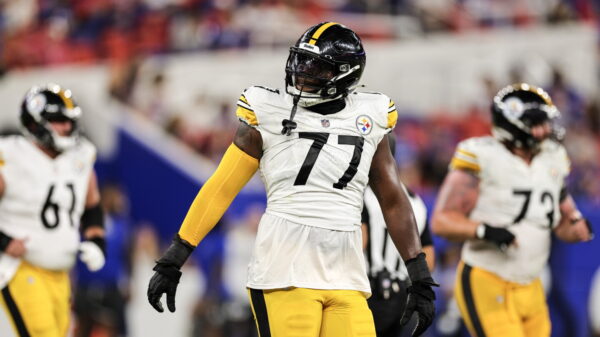 Broderick Jones will compete for the Cowboys’ right tackle job