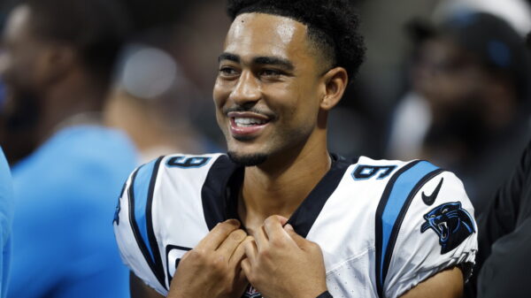Bryce Young fully participates in Panthers practice, but Jalen Coker and Xavier Legette sit out