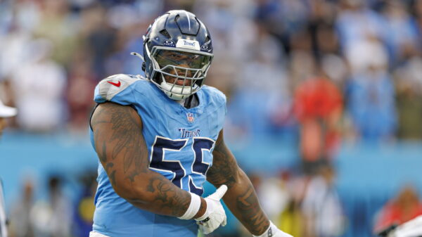 JC Latham gives opponents a warning about what the Titans’ offensive line won’t allow