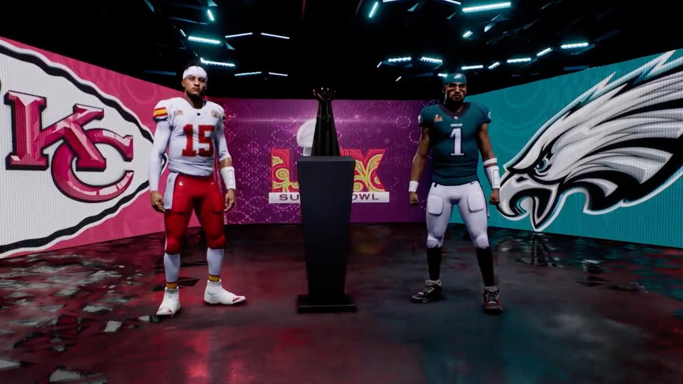 Madden NFL 25 Super Bowl LIX simulation: Eagles hang on despite Chiefs' near-historic comeback