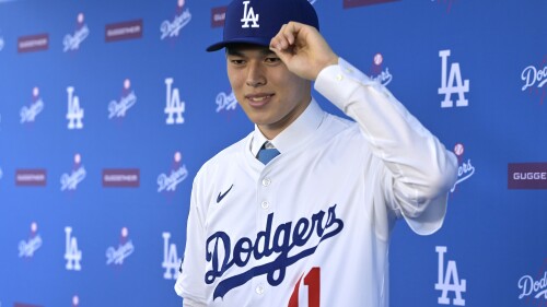 MLB: Los Angeles Dodgers-Press Conference